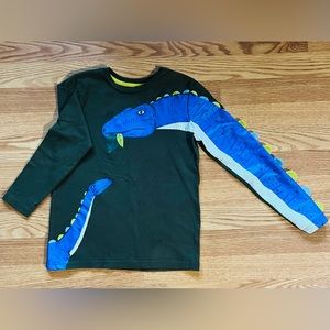Mini Boden long sleeve dinosaur t-shirt-Boys size 8-9